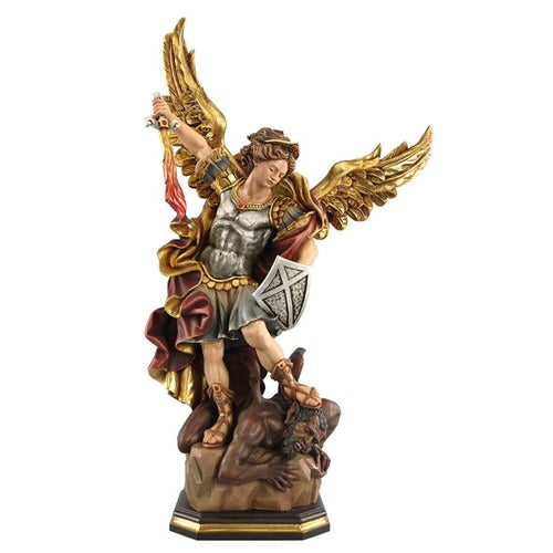 St. Michael Hand-Painted Italian Statue