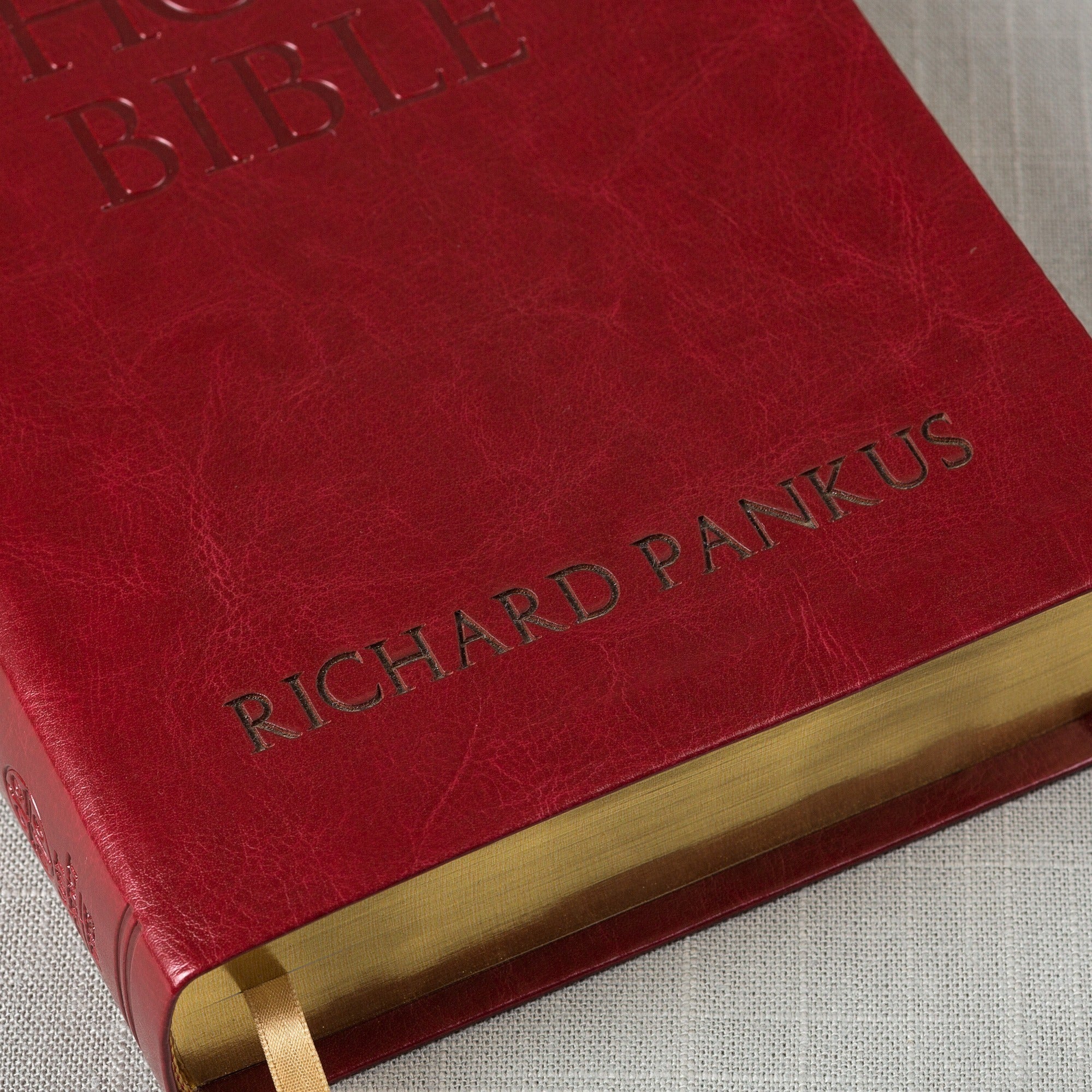 Burgundy Red Premium Ultra Soft Bible