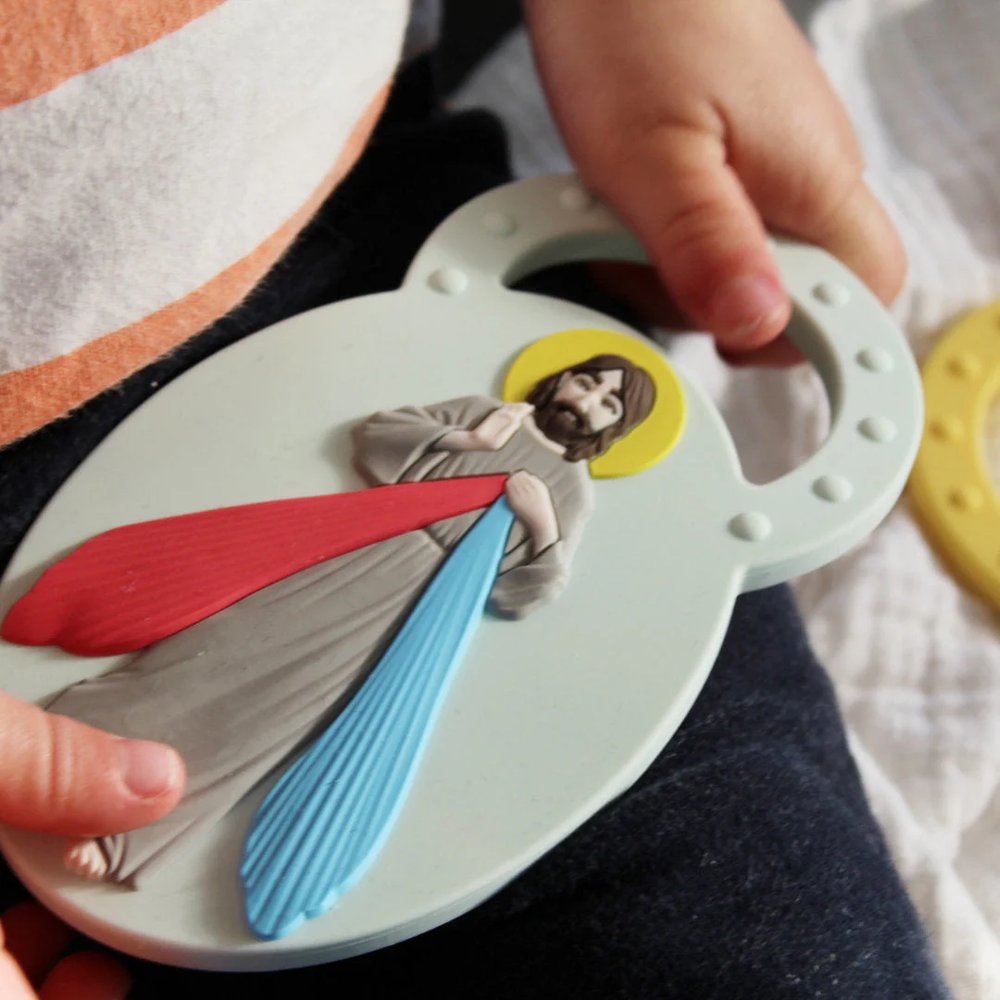 Divine Mercy Silicone Teether