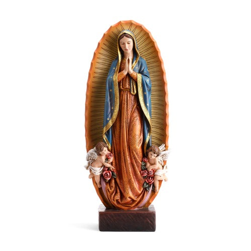 Our Lady of Guadalupe with Angels Statue - 24"