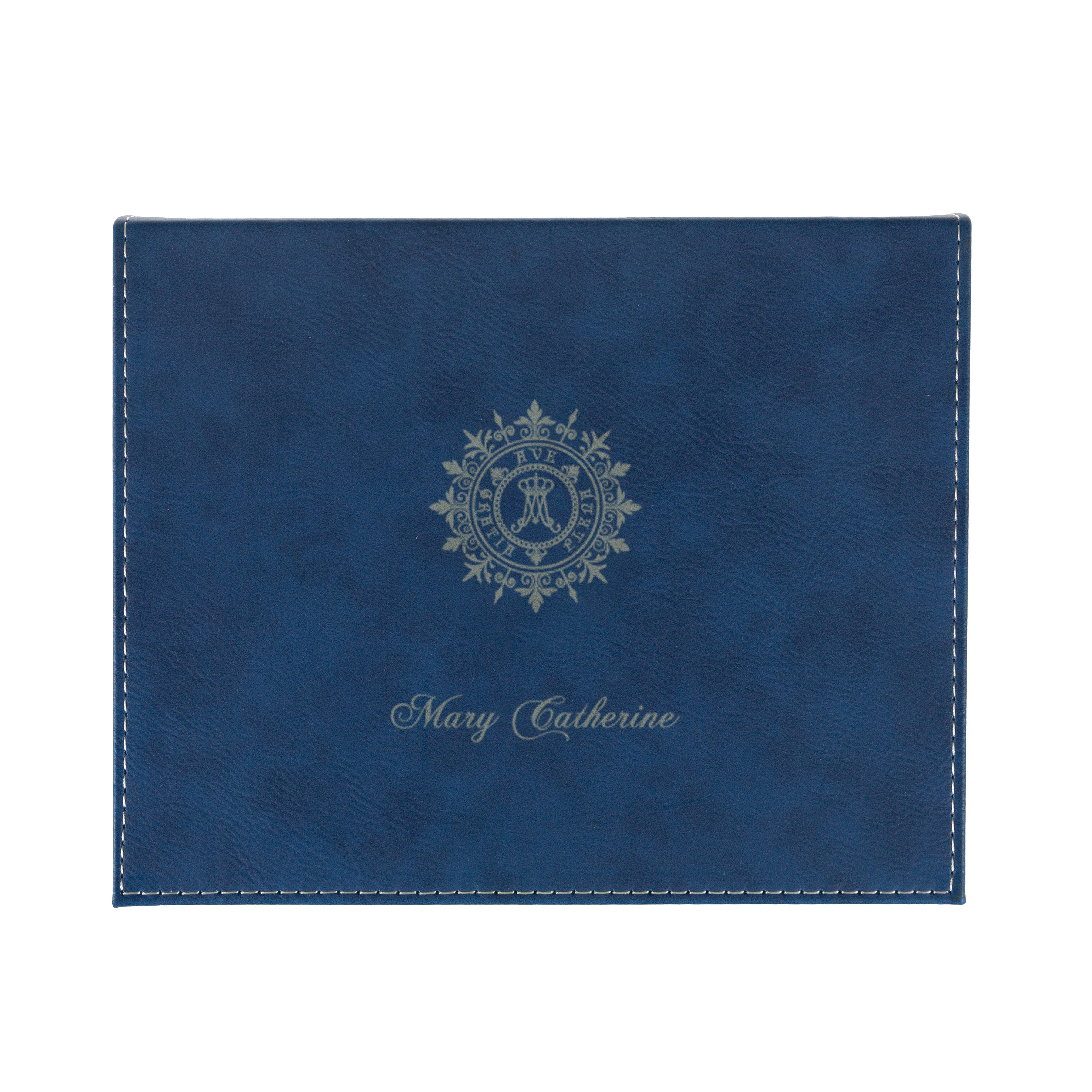 Personalized Ave Maria Blue Keepsake Box