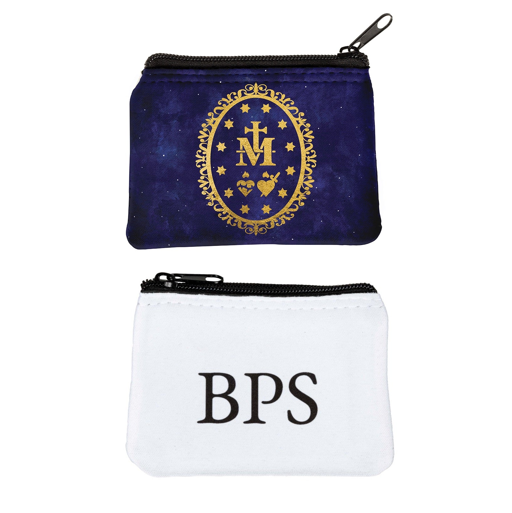 Personalized Miraculous Medal Rosary Pouch