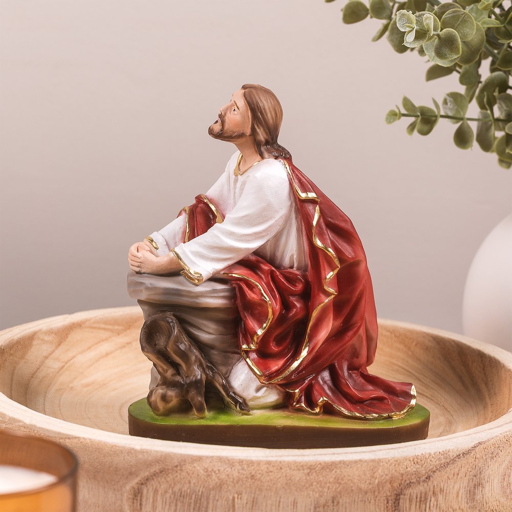 Christ in the Garden Statue - Ivory or Painted | The Catholic Company®