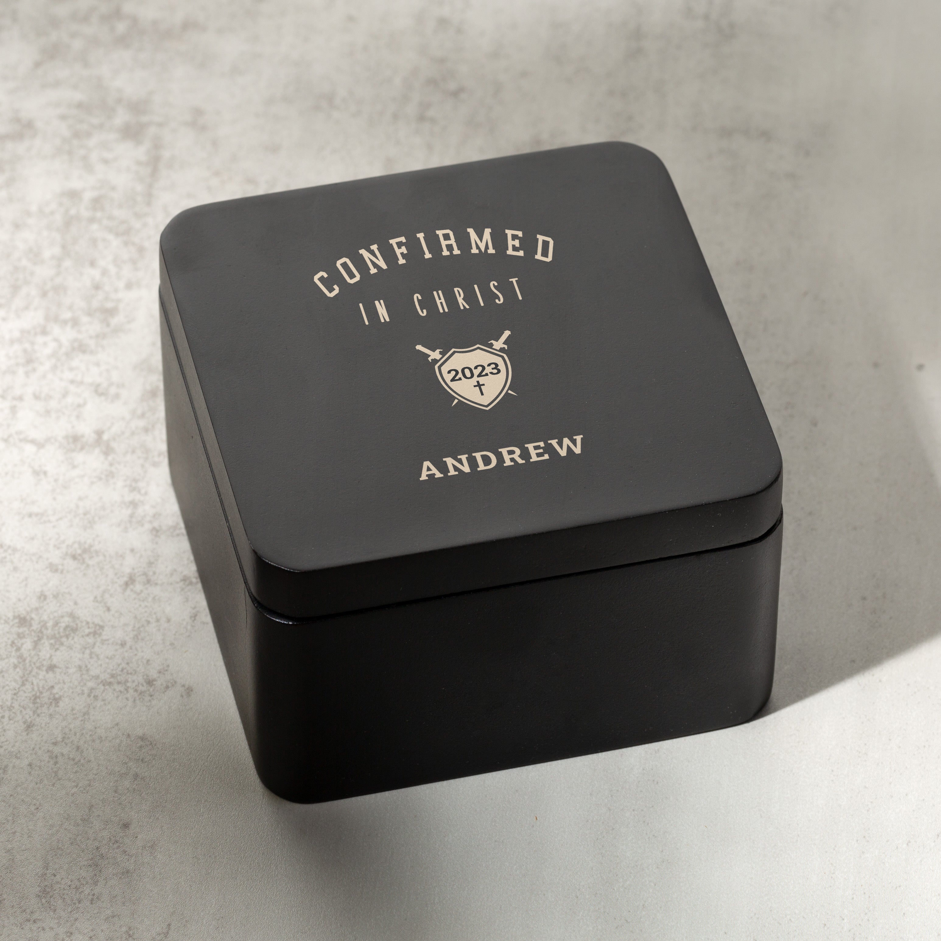 Personalized Confirmation Magnetic Keepsake Box