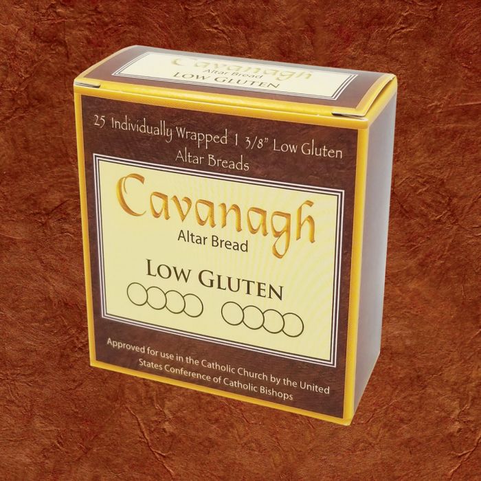 1-3/8" Low Gluten Communion Hosts, Box of 25 Individually Wrapped