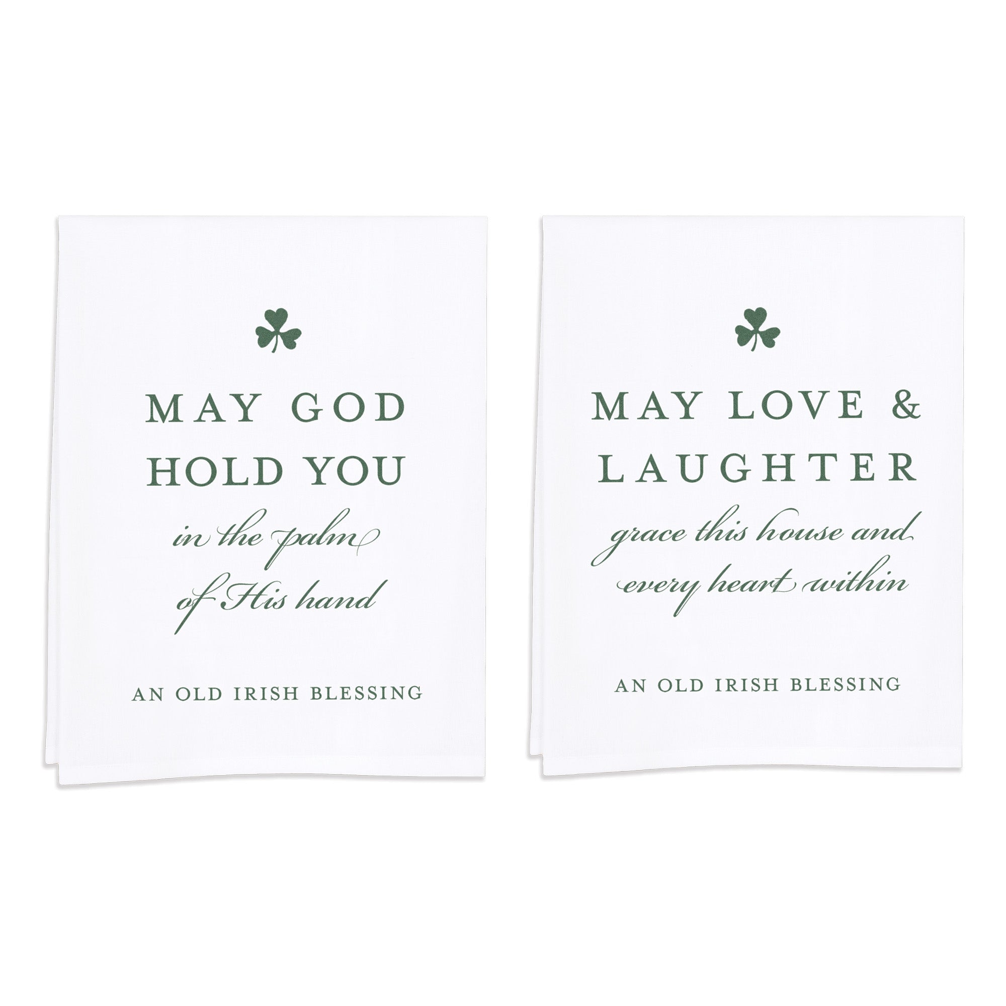 Irish Blessings Dish Towels - Set of 2