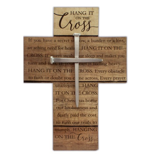 Hang it on the Cross Wall Cross