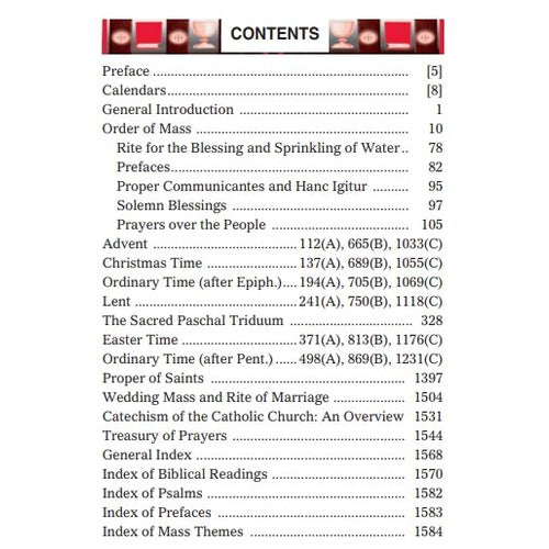 St. Joseph Sunday Missal - Complete Edition in Accordance with the Roman Missal