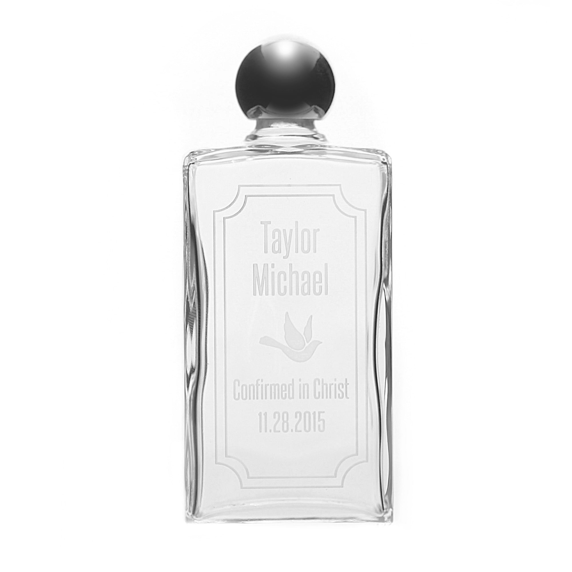 Personalized Confirmation Holy Water Bottle