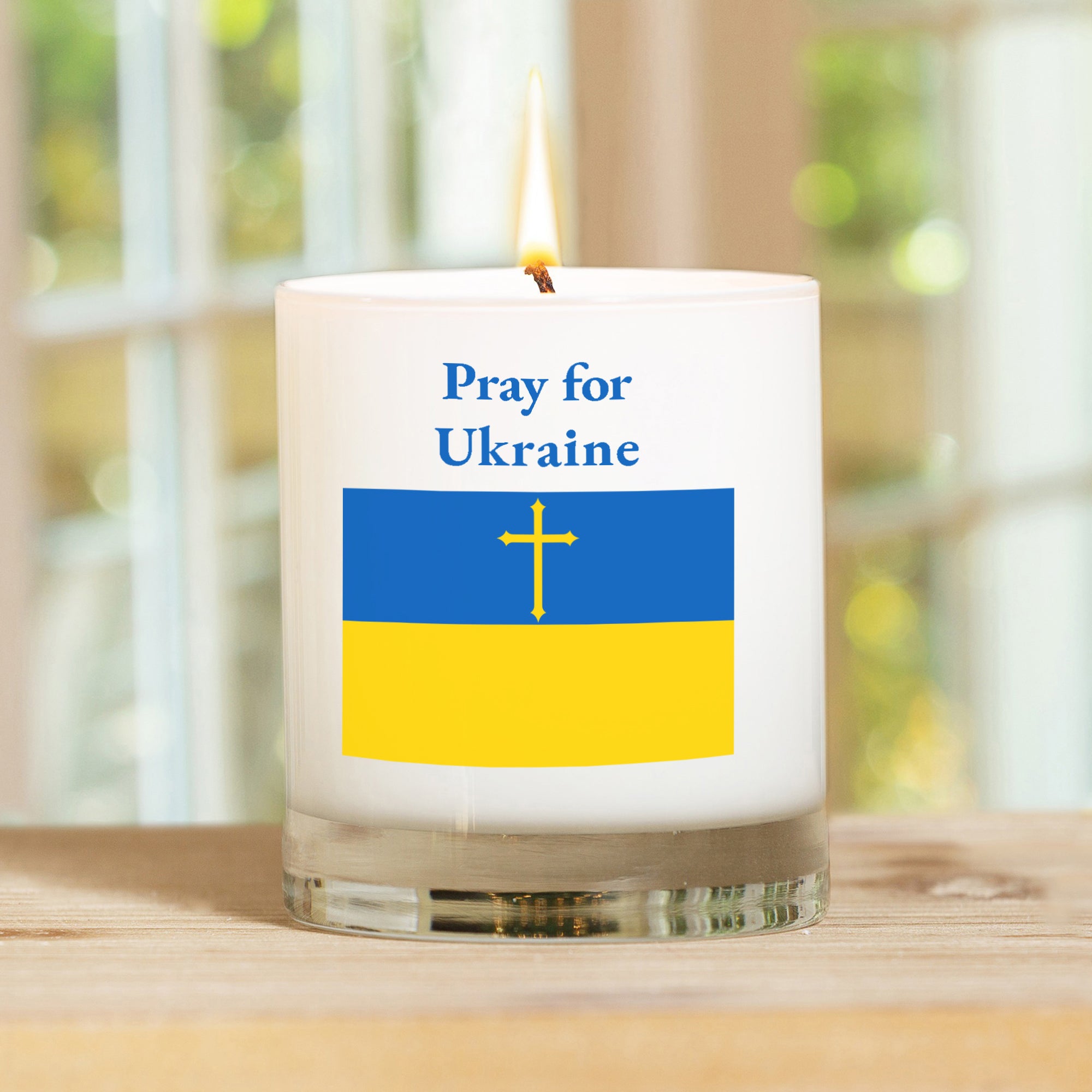 Pray for Ukraine Candle