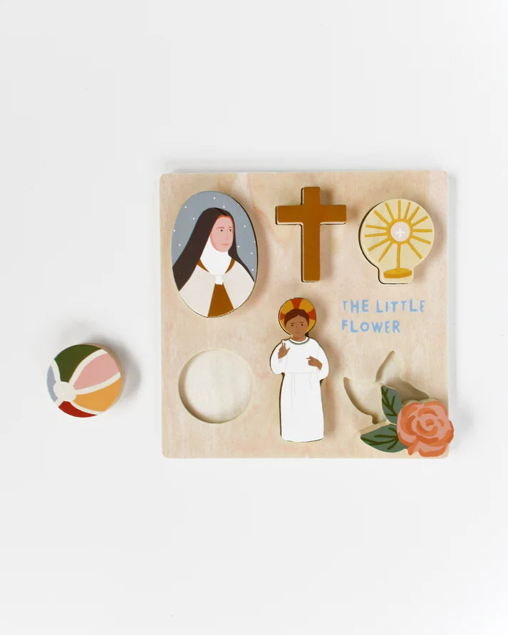 Be A Heart - St. Therese of Lisieux Wooden Puzzle