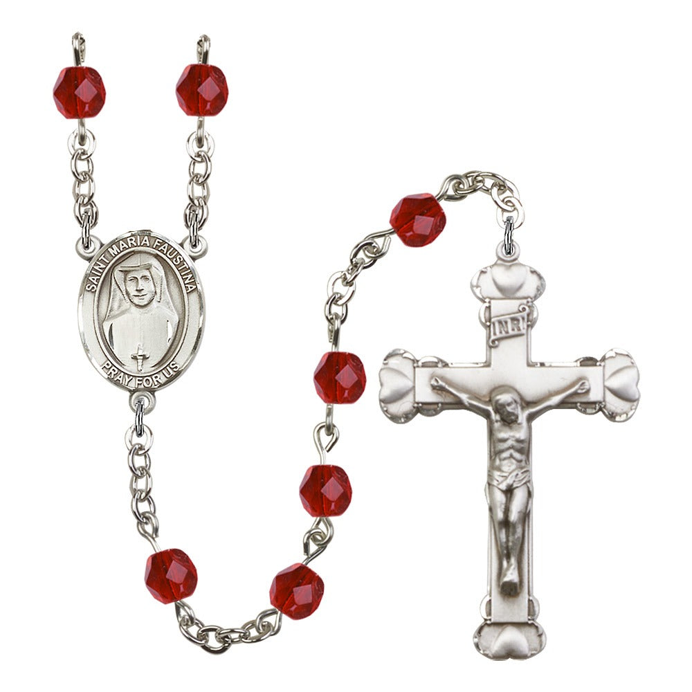 St. Maria Faustina Red July Rosary