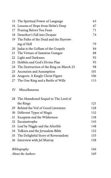 Tolkien and Faith: Essays on Christian Truth in Middle-Earth