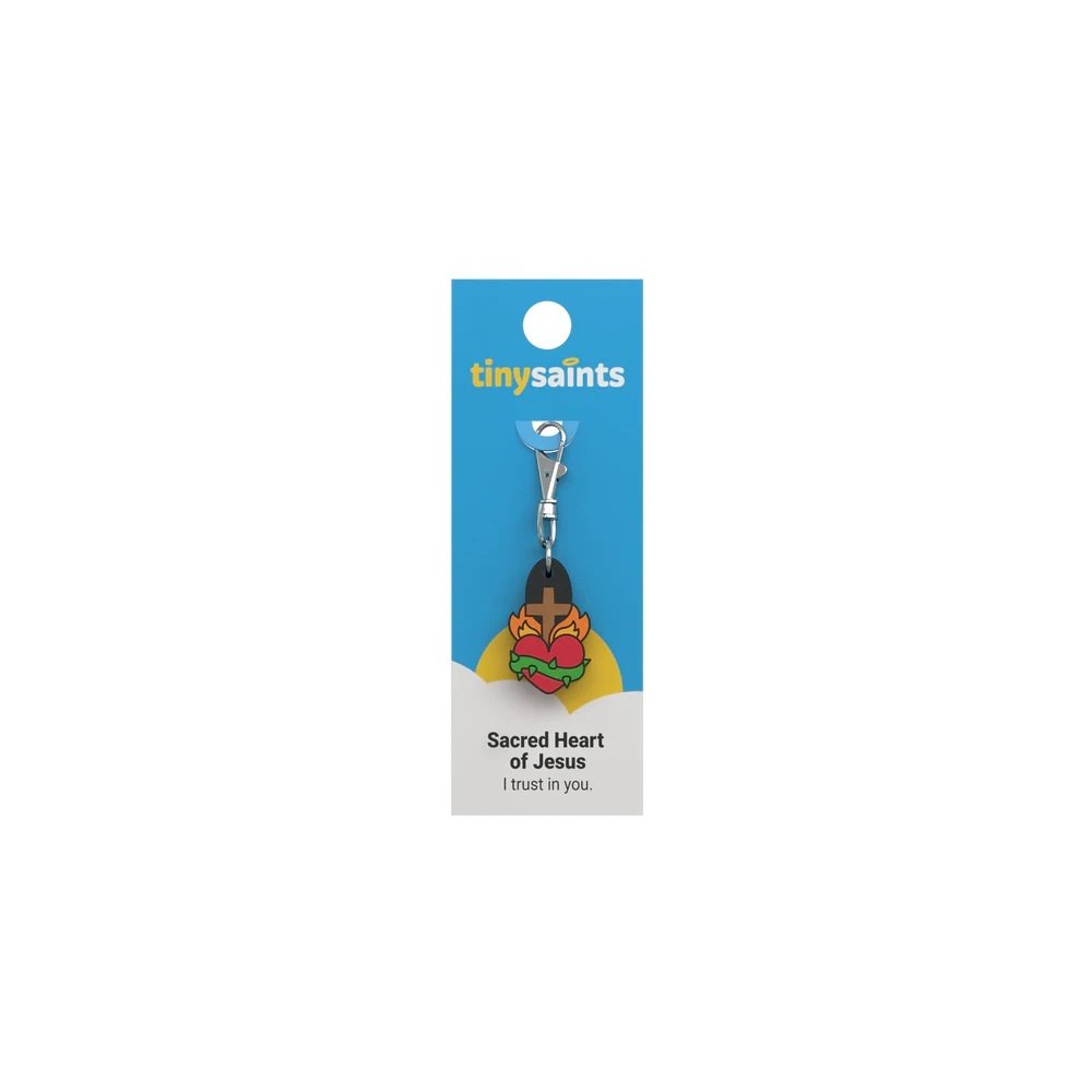 Sacred Heart of Jesus Tiny Saints Charm