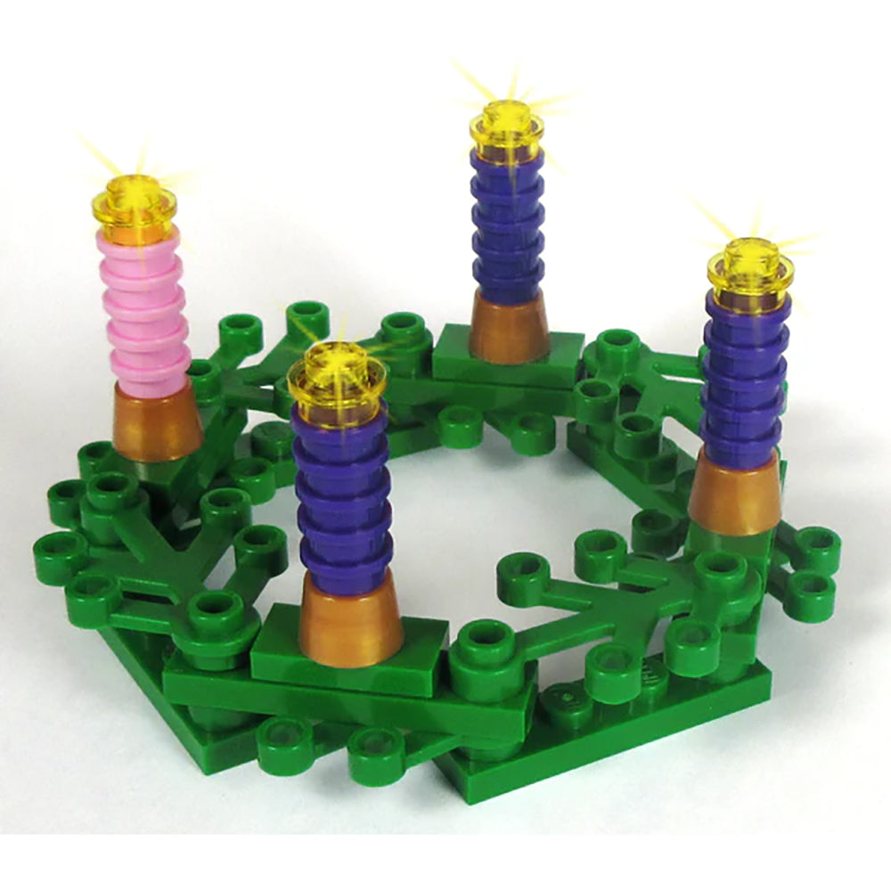 Advent Wreath Lego Set