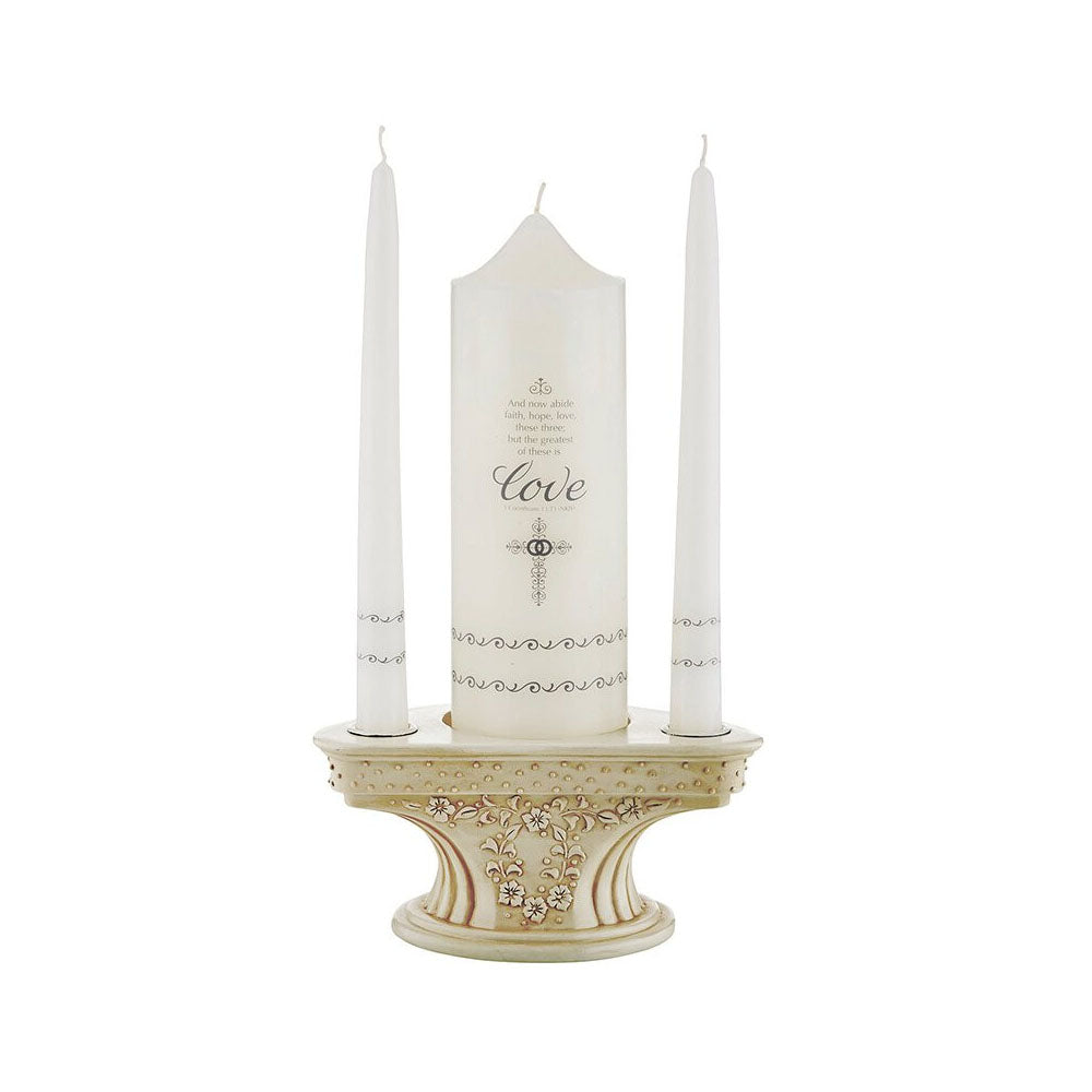 Two Shall Become One Wedding Unity Candle