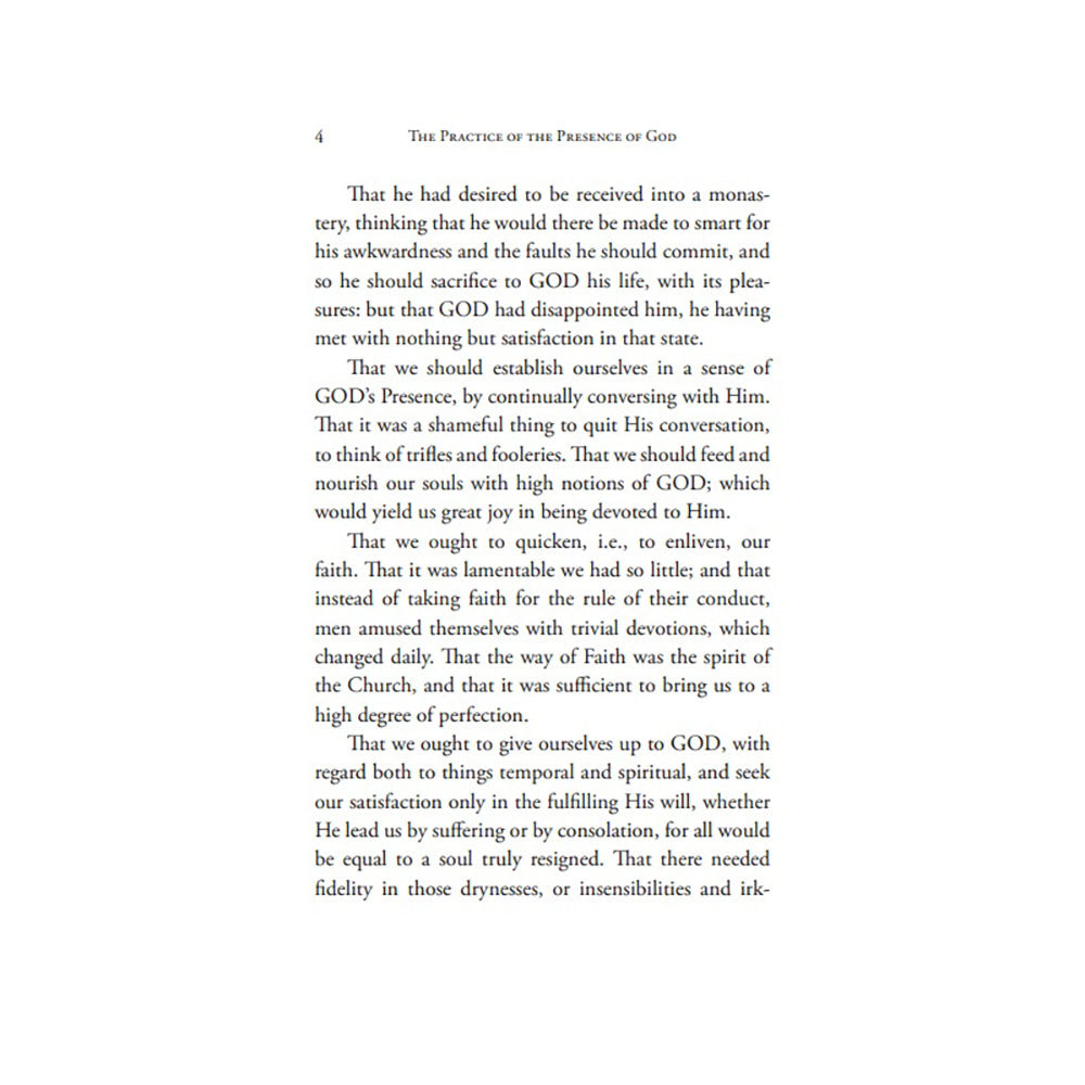 The Practice of the Presence of God: The Best Rule of Holy Life