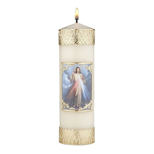 Divine Mercy Pillar Candle