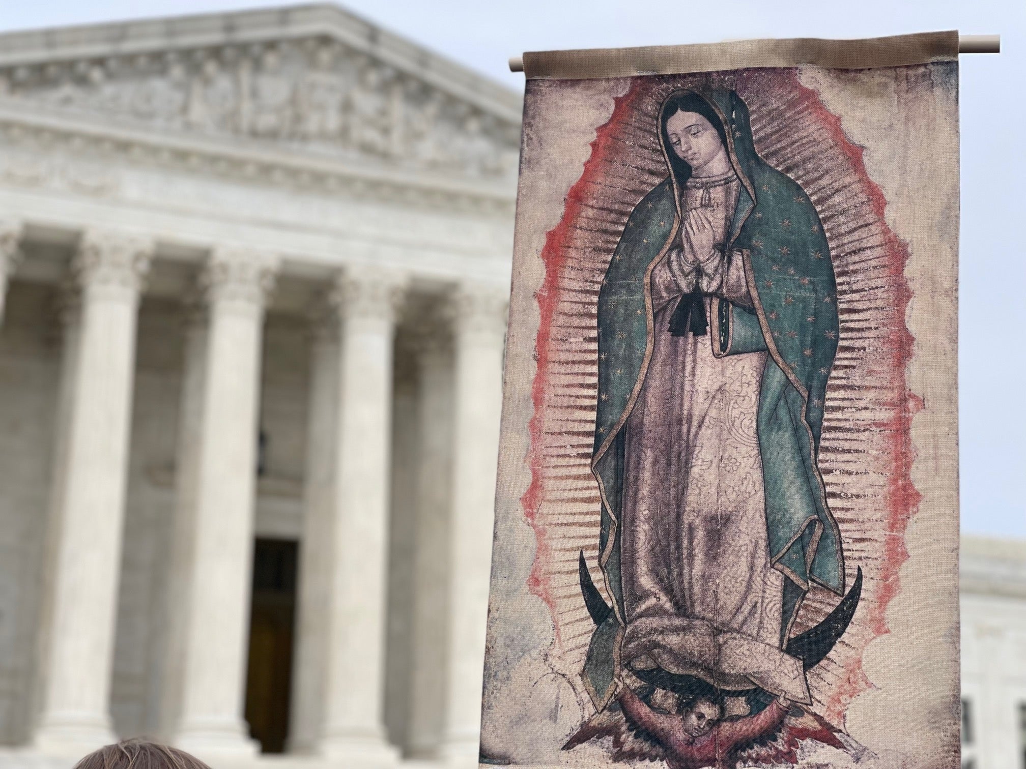 Guadalupe Tilma Replica Tapestry- 36" x 20"