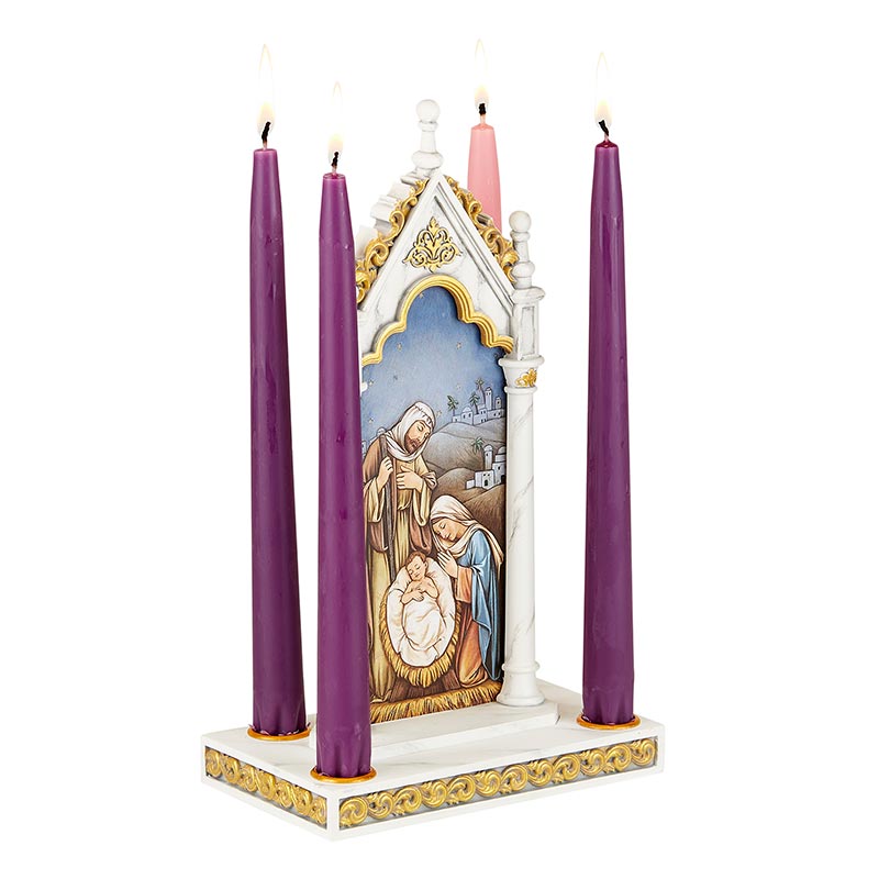 O Little Town of Bethlehem Advent Candle Holder