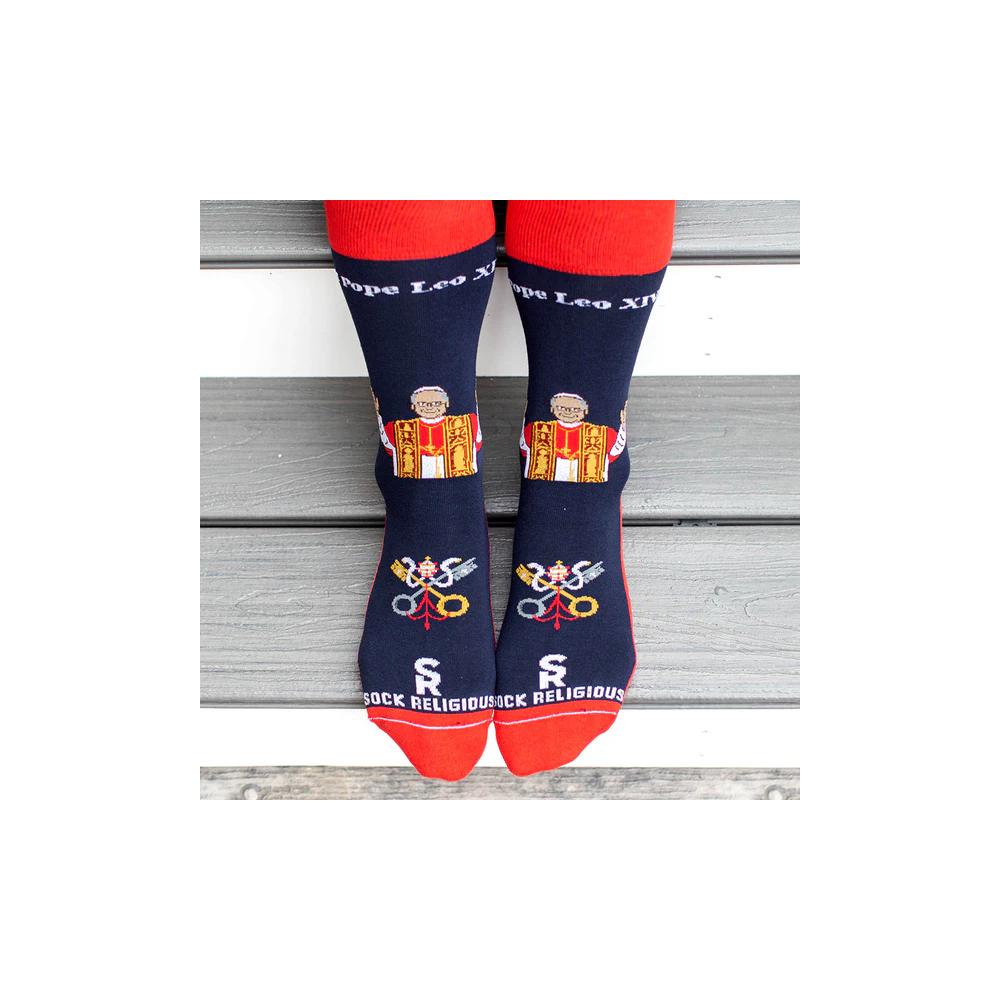 Pope Leo XIV Adult Socks