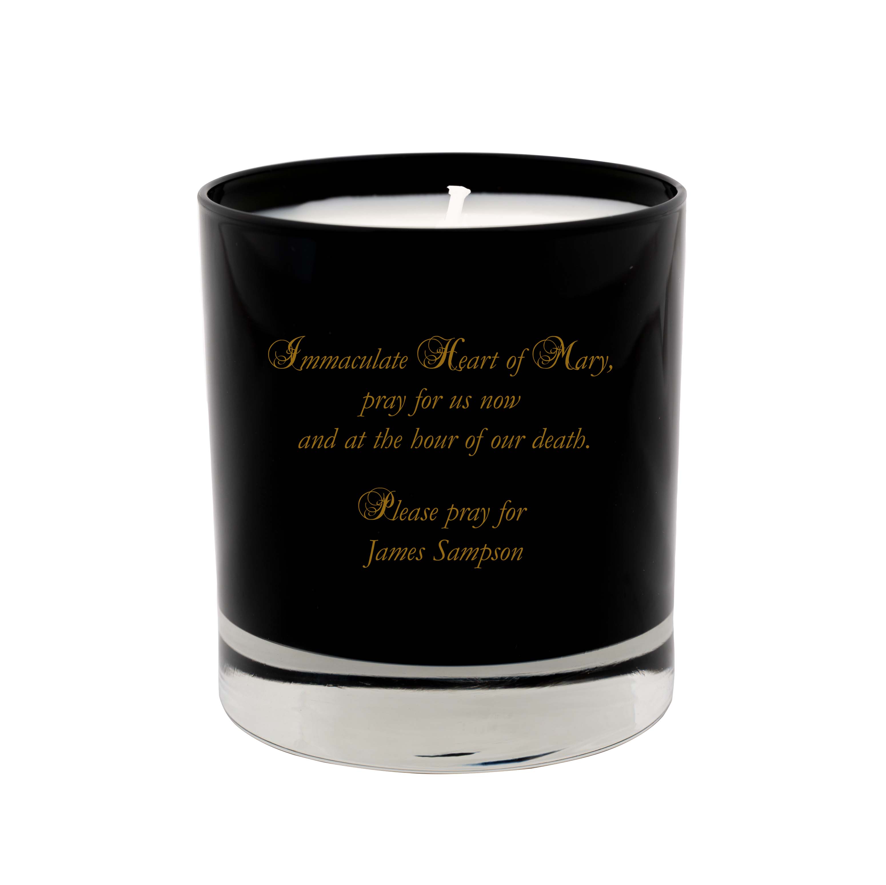 Personalized Immaculate Heart of Mary Candle