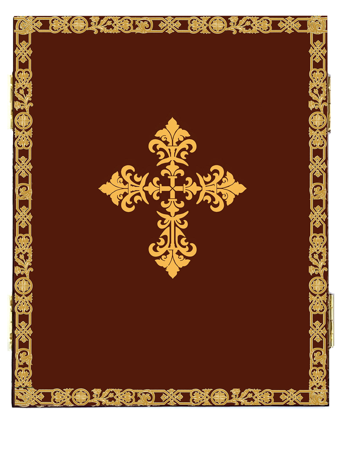 Ukrainian Madonna & Child with St. Michael & Gabriel Triptych