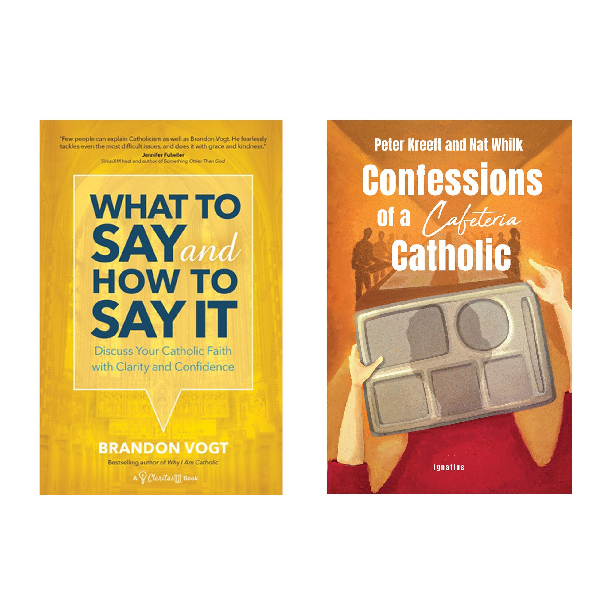 What to Say and How to Say It & Confessions of a Cafeteria Catholic (2 Book Set)