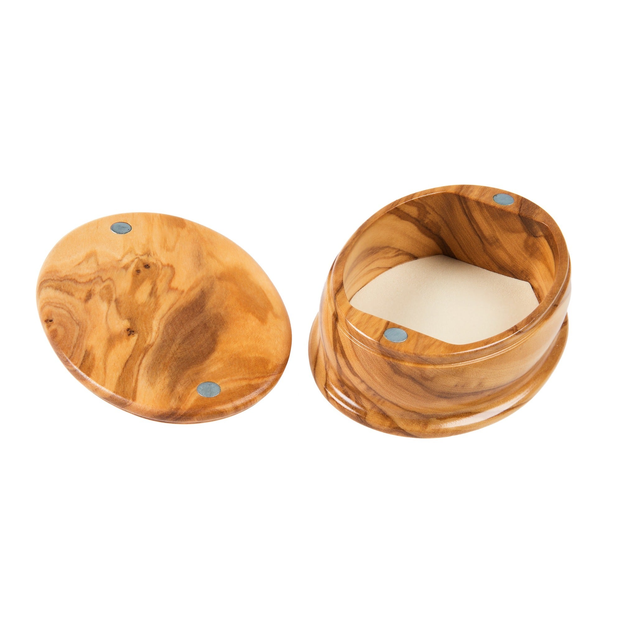 Madonna & Child Magnet Top Wood Rosary Box