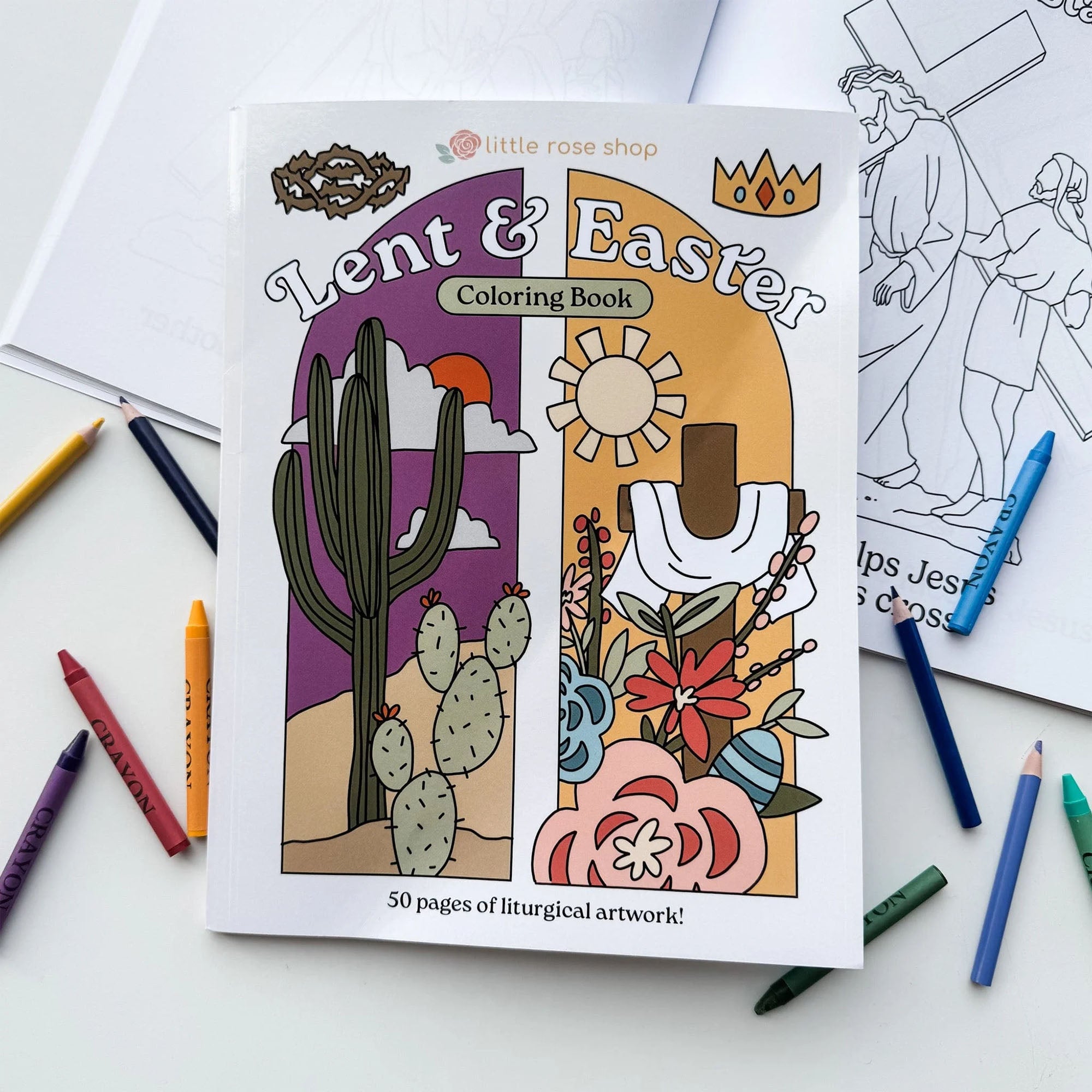 Lent and Easter Catholic Coloring Book