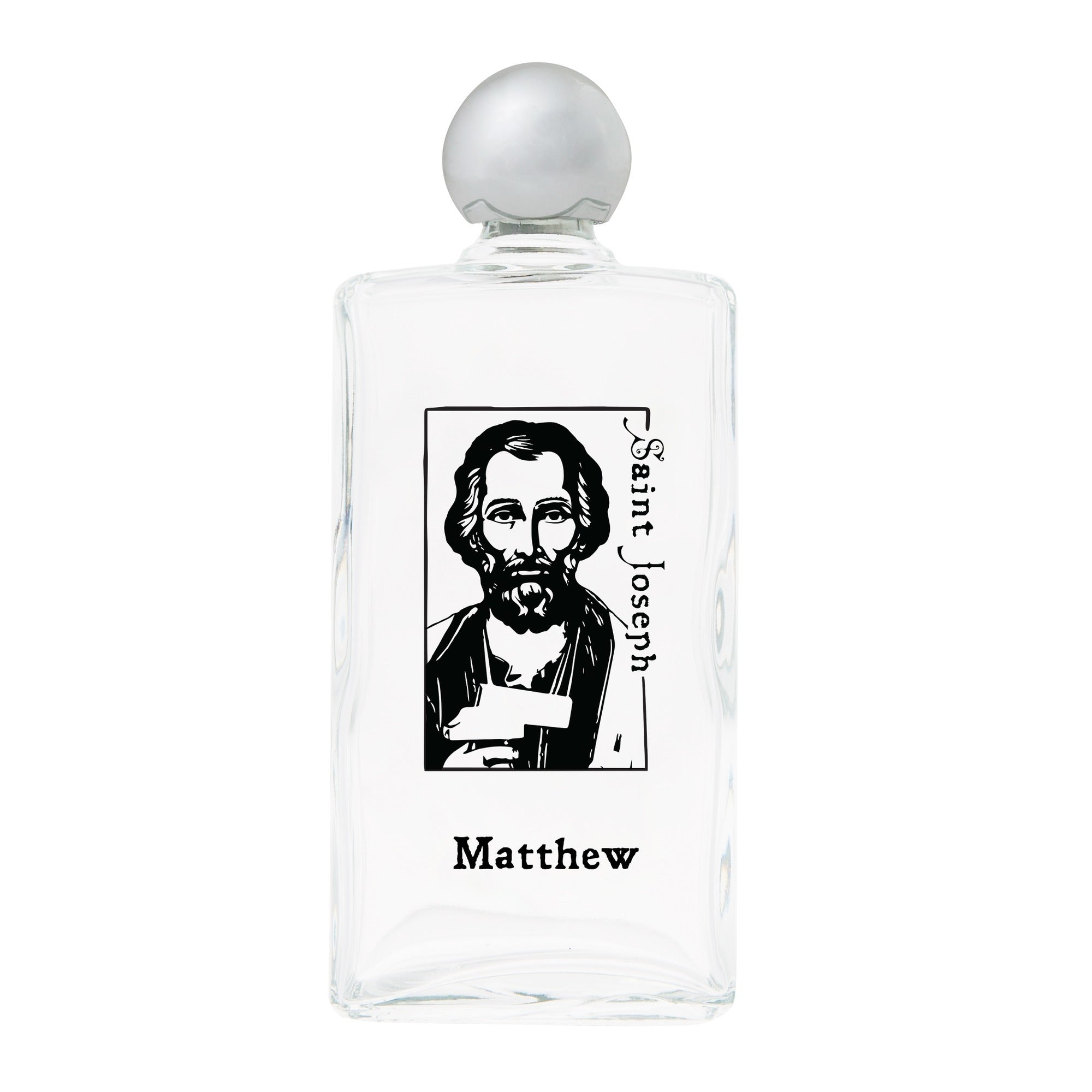 Personalized St. Joseph Holy Water Bottle