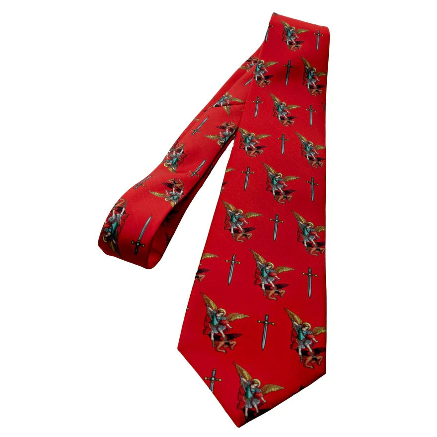 Red St. Michael Necktie