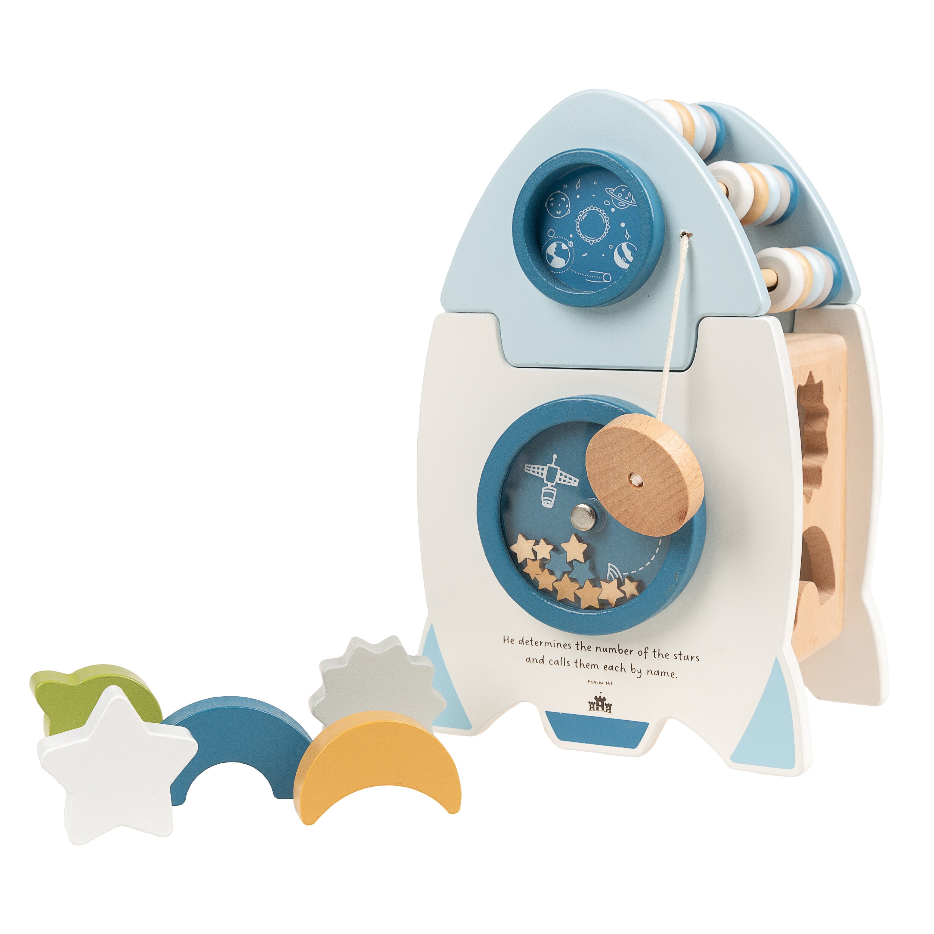 Galactic Glory Wooden Spaceship Toy