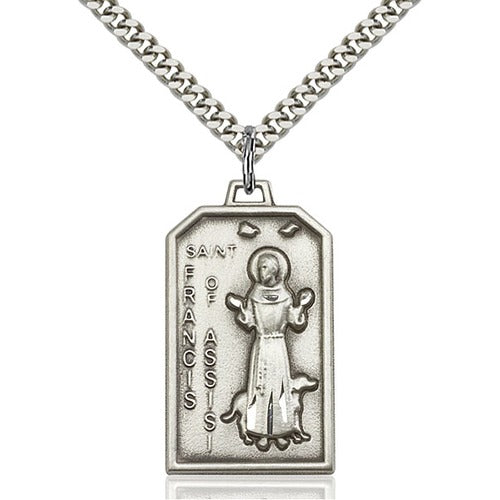 Sterling Silver St. Francis Pendant - 2507680