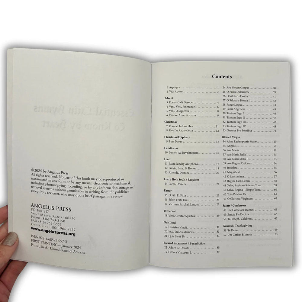 Essential Latin Hymns to Know by Heart