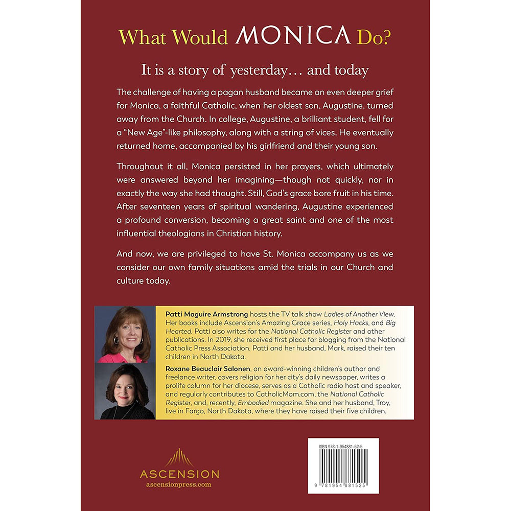 What Would Monica Do? Consolation, Hope, and Inspiration in the Spirit of St. Monica for Those Bearing the Cross of a Loved One Who Is Away from the Faith