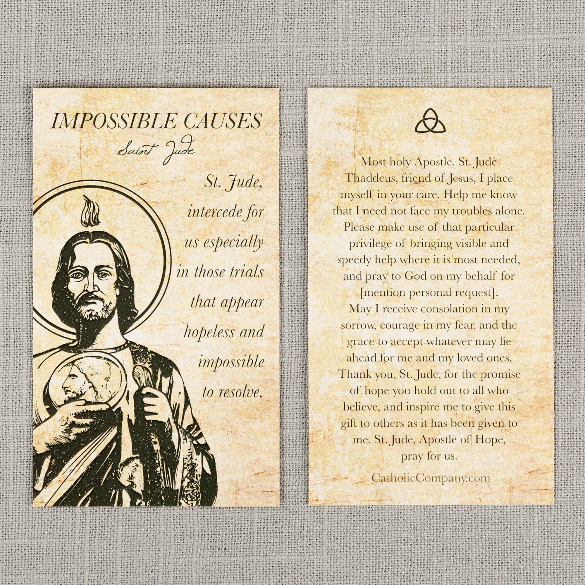 St. Jude - Impossible Causes Prayer Card
