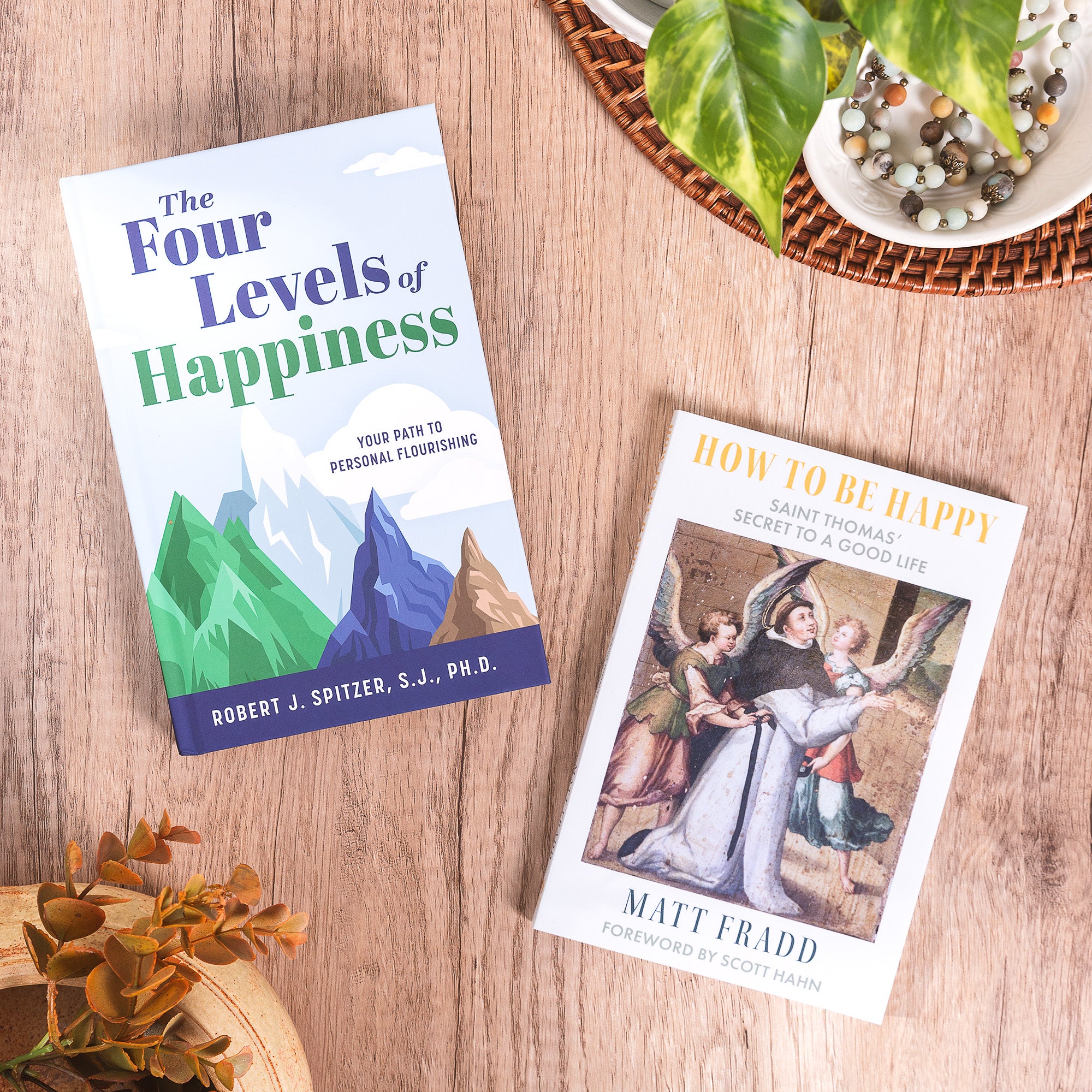 The Four Levels of Happiness: Your Path to Personal Flourishing & How to Be Happy: St. Thomas' Secret to a Good Life Book Set