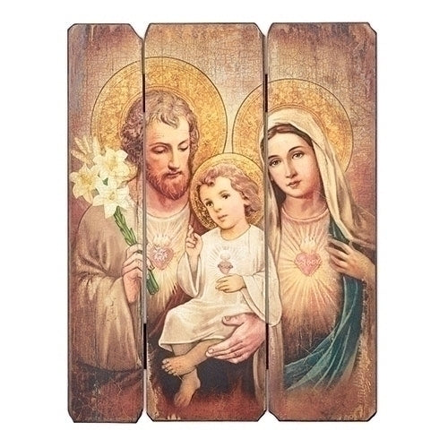 Holy Family Wooden Wall Plaque | The Catholic Company®