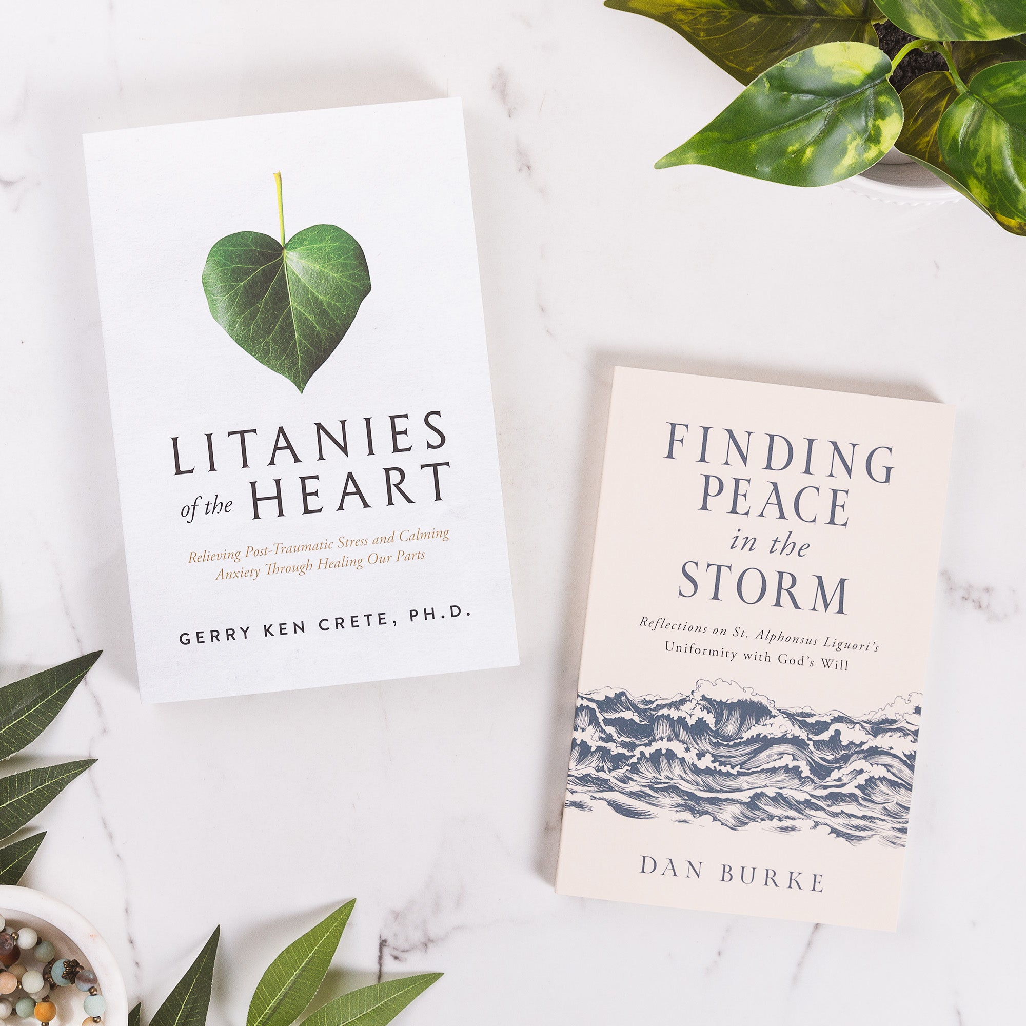 Litanies of the Heart: Relieving Post-Traumatic Stress and Calming Anxiety Through Healing Our Parts & Finding Peace in the Storm: Reflections on St. Alphonsus Liguori's Uniformity with God's Will (2 Book Set)