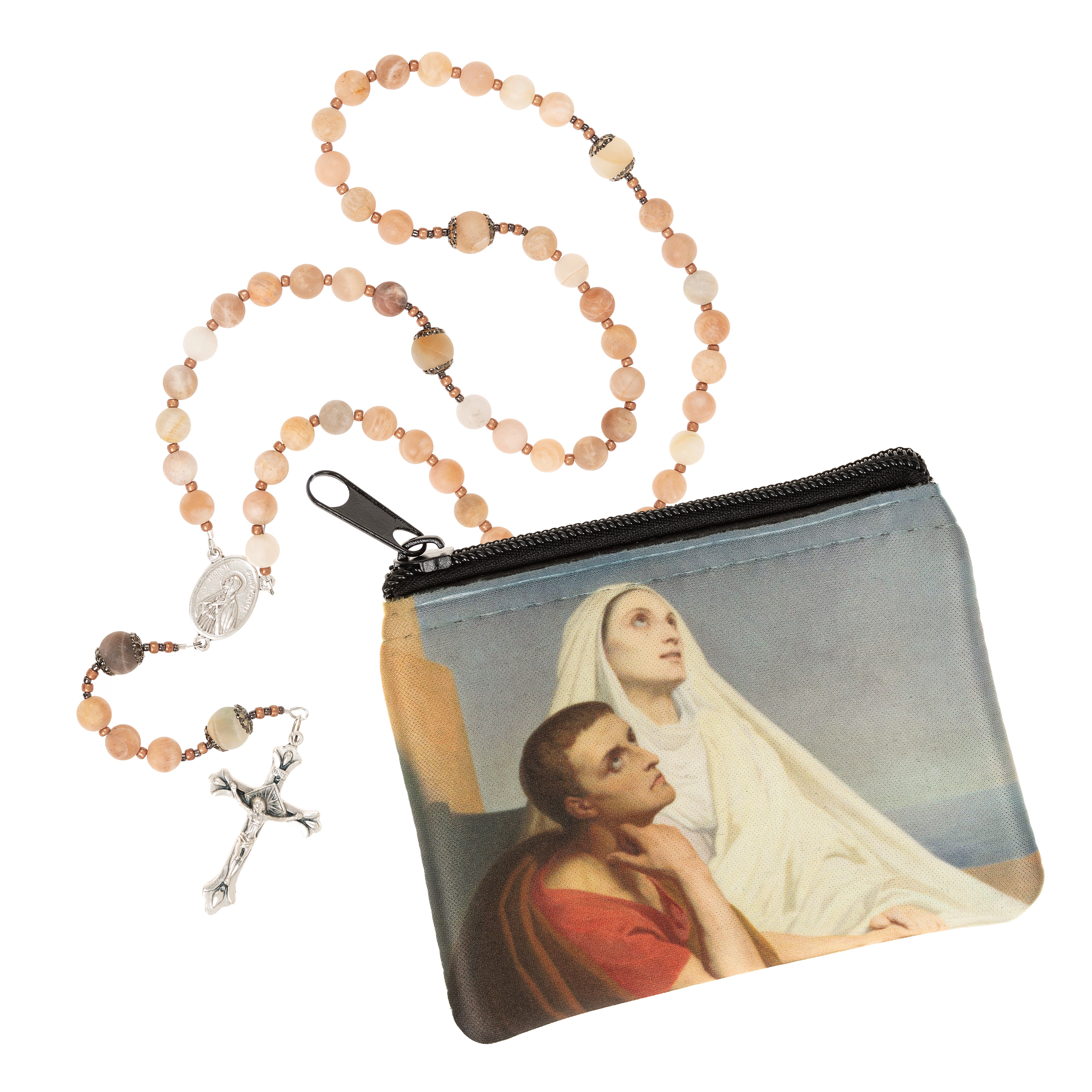 St Monica & St Augustine Rosary Set