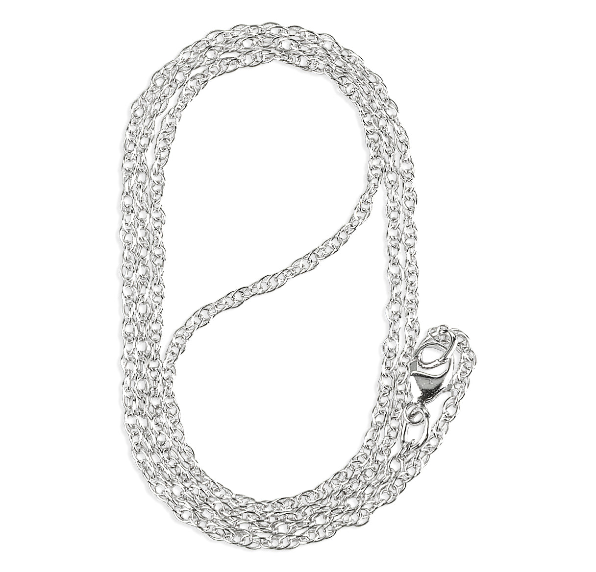 1.4 Millimeter Sterling Silver Rope Chain - 16"