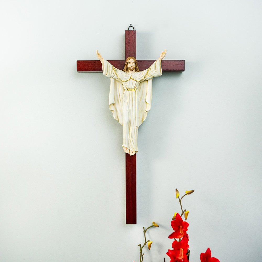 Risen Christ Wall Cross - 19.2"