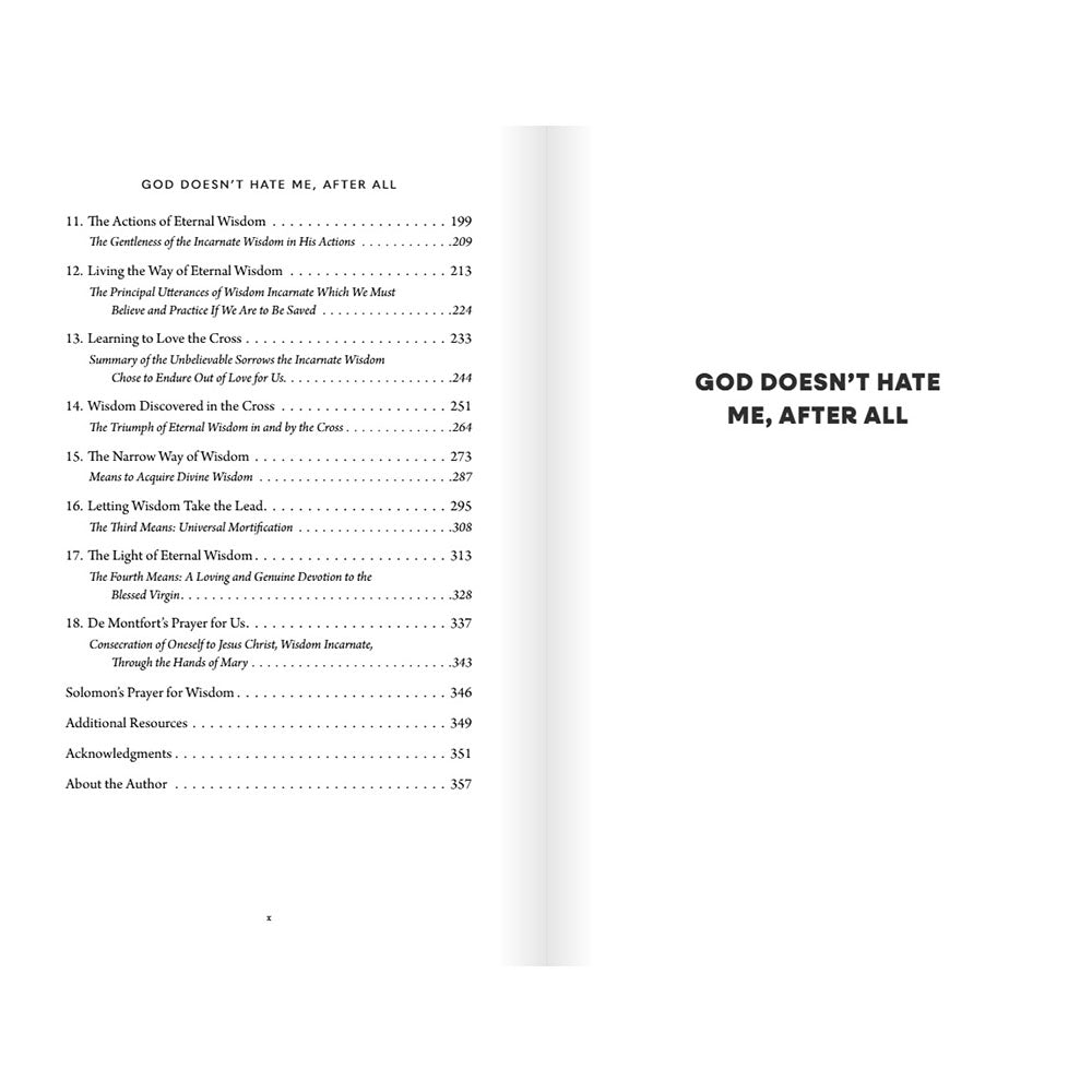 God Doesn't Hate Me After All: Discovering Louis de Montfort's Love of Eternal Wisdom