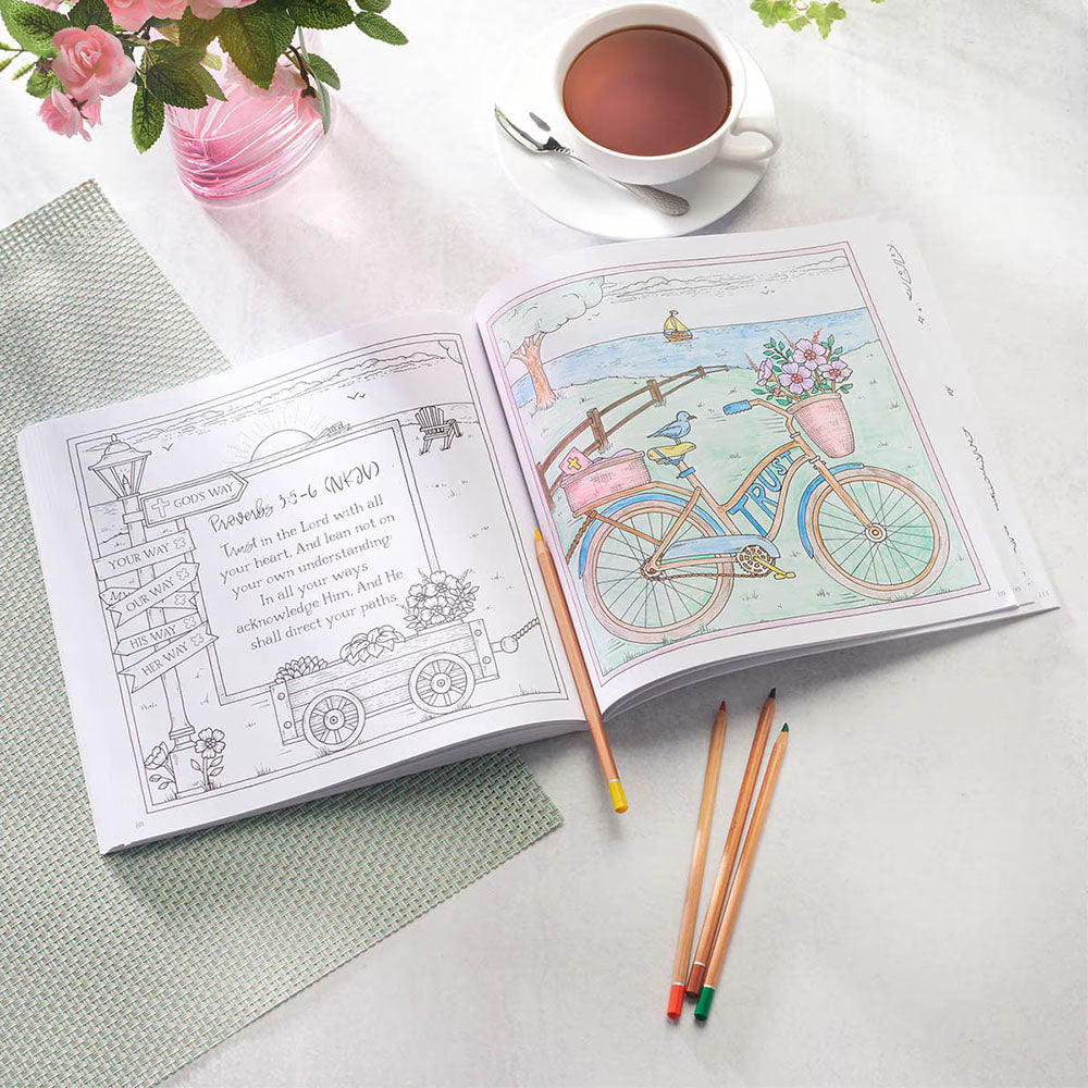 More Precious than Gold: A 52-Week Scripture Coloring Adventure and Memory Book