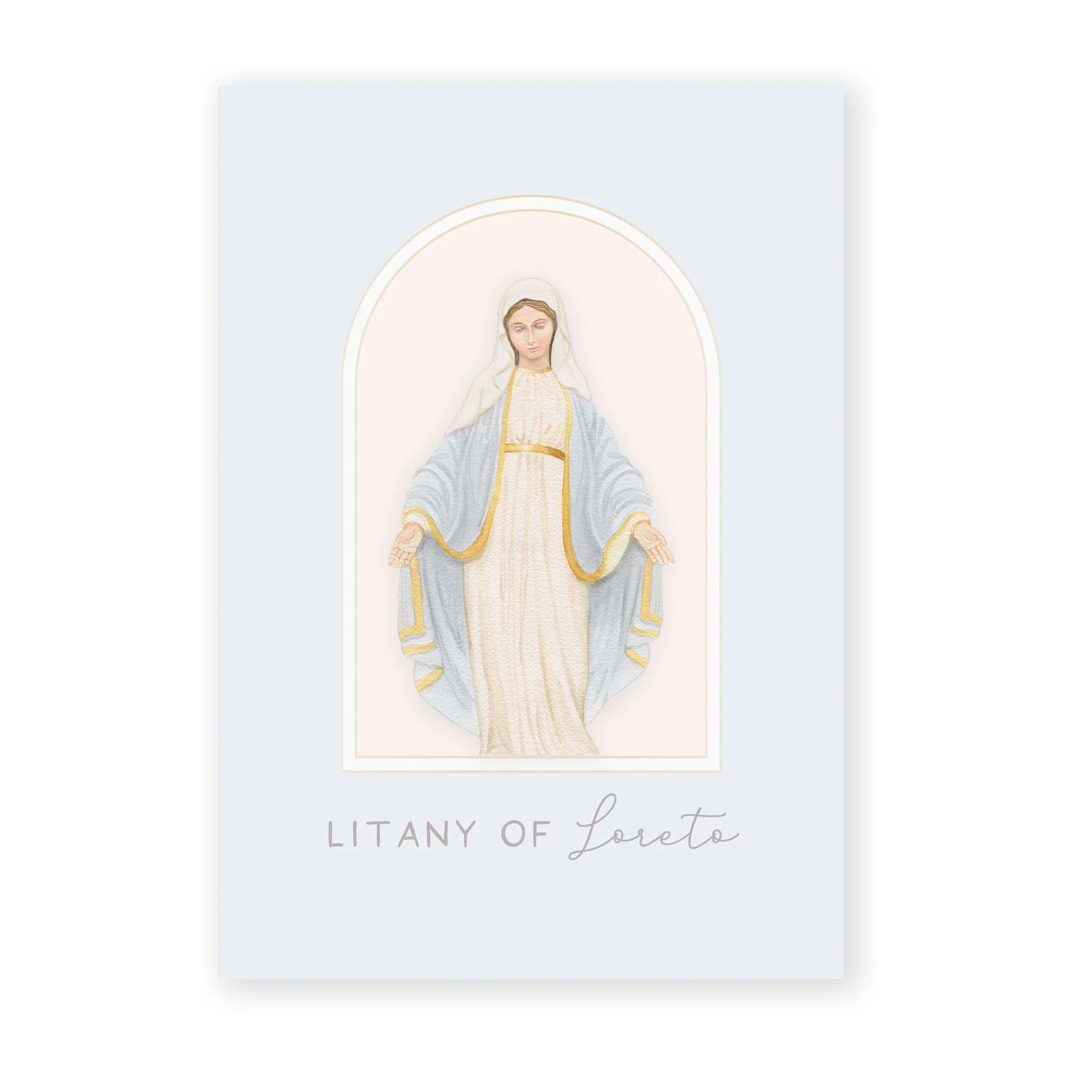 Litany of Loreto Folded Prayer Card