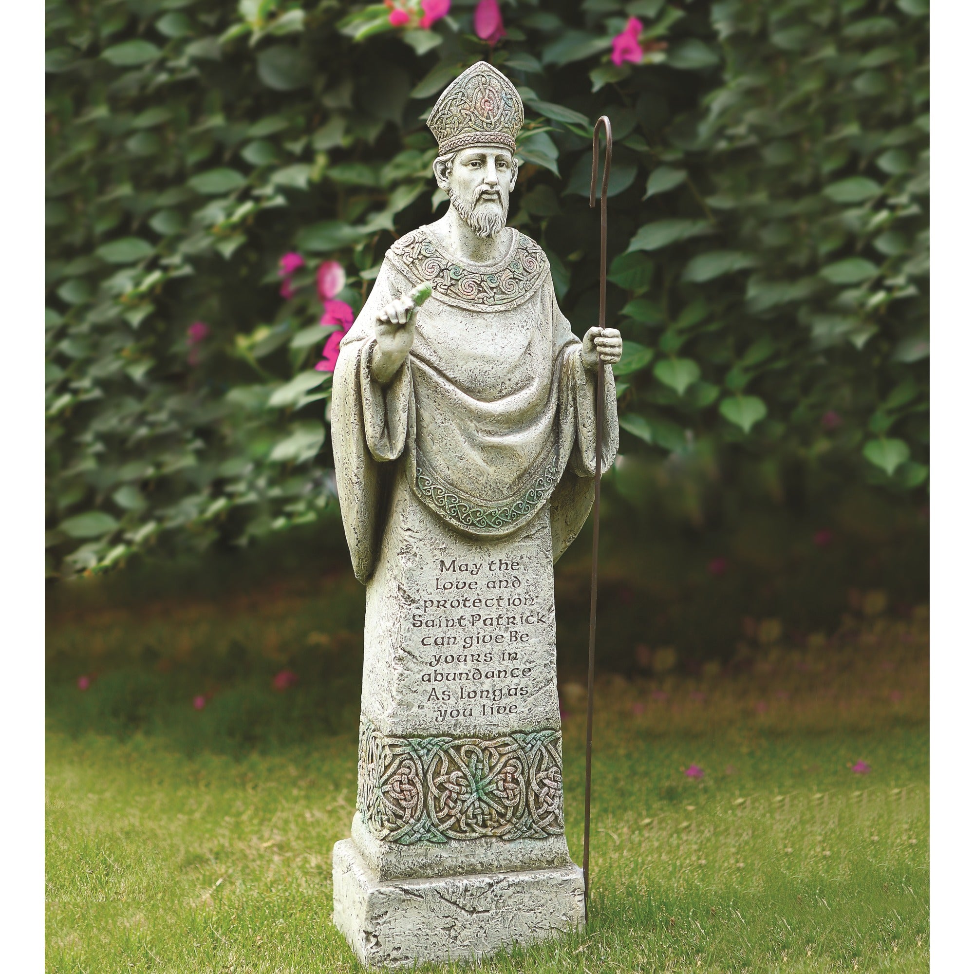 St. Patrick Garden Statue 26.5"