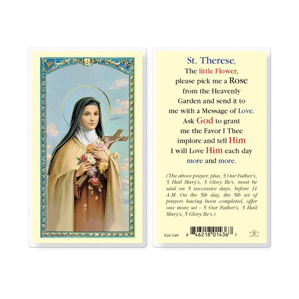 St. Therese of the Child Jesus - Prayer Card | The Catholic Company®