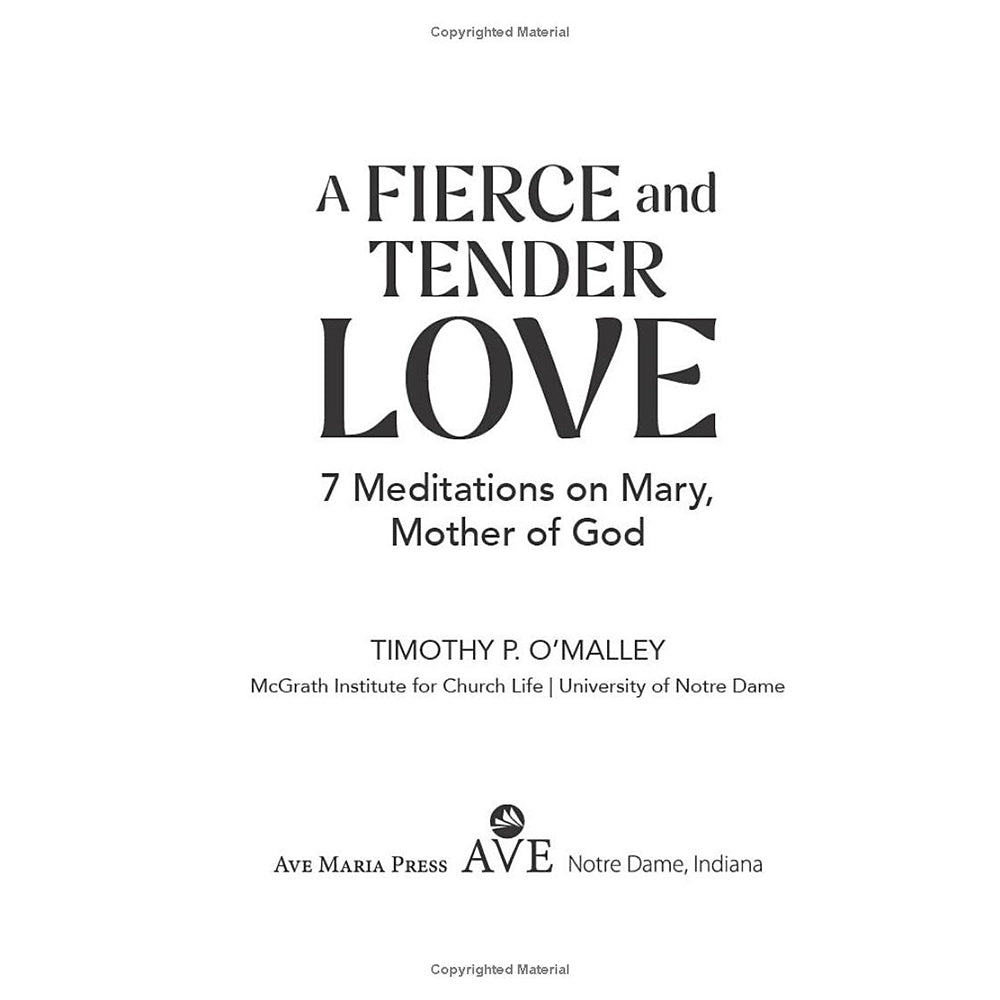 A Fierce and Tender Love: 7 Meditations on Mary, Mother of God
