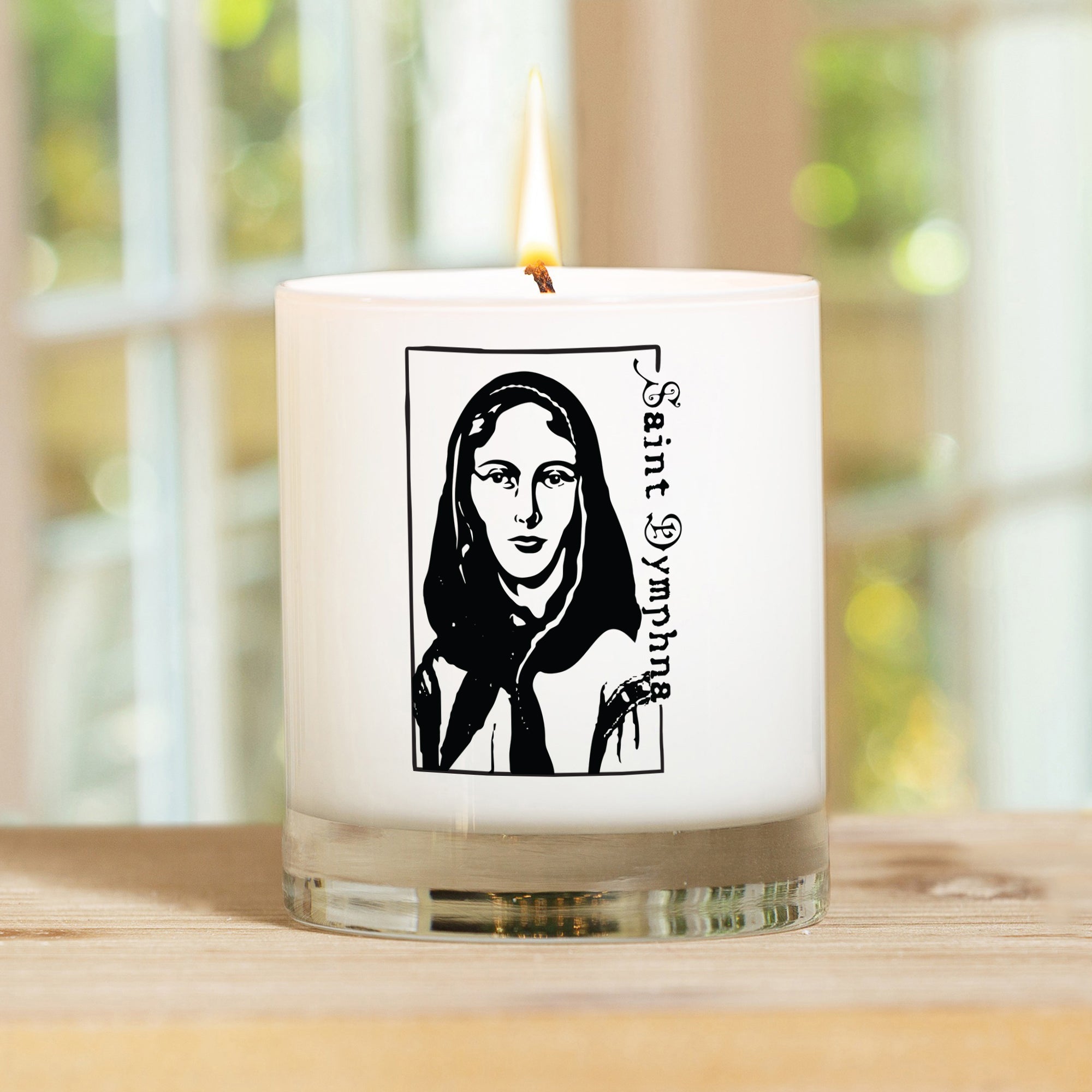 Personalized St. Dymphna Confirmation Candle